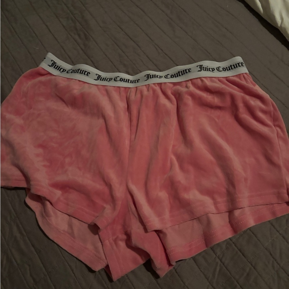 Juicy Couture Blush Pink Velour Sleep Shorts